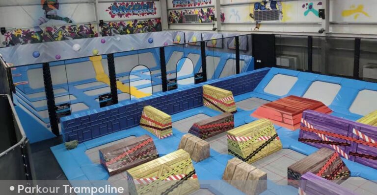 parkour trampoline