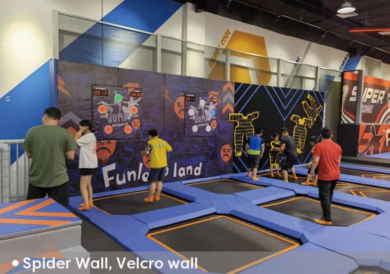 spider wall, velcro wall