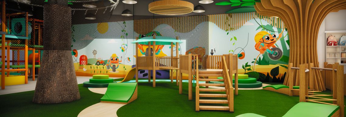 indoor play area for villa