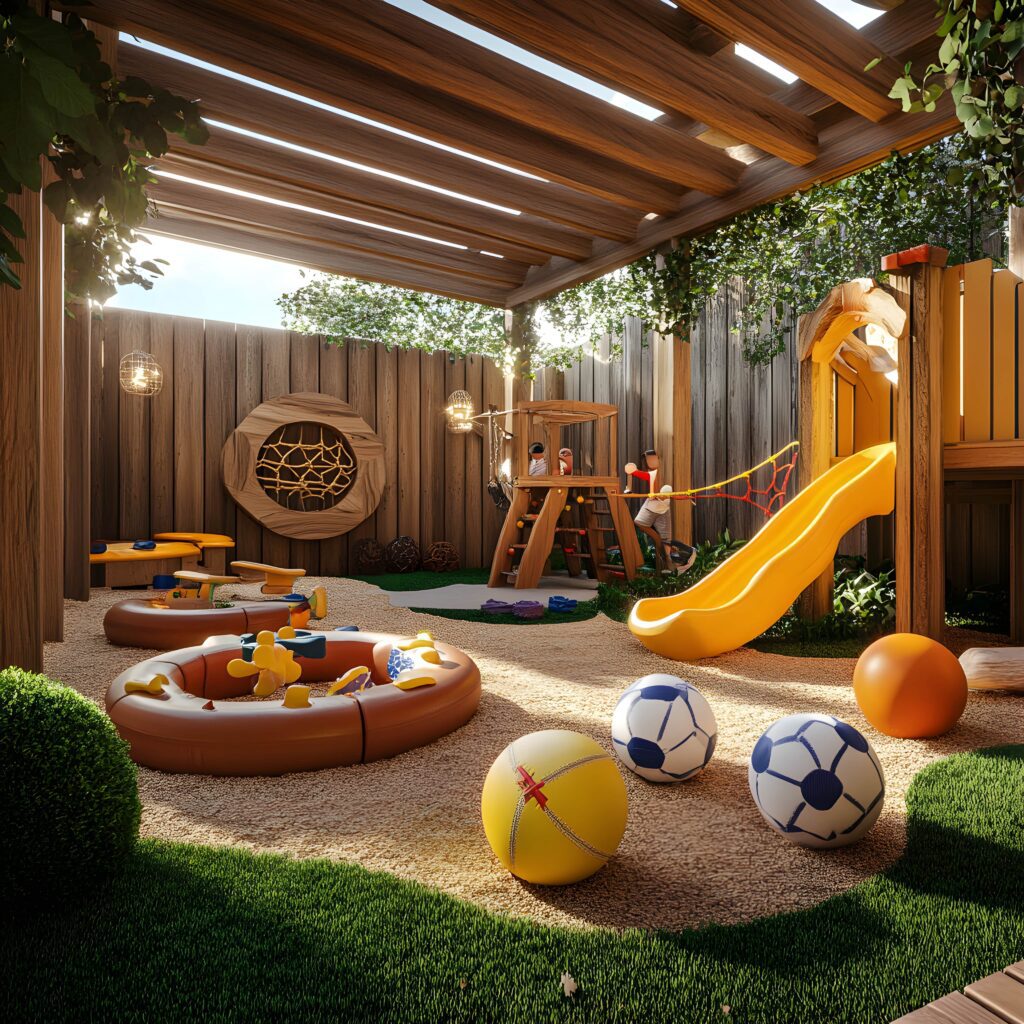 Play area for villas - design, build and supply