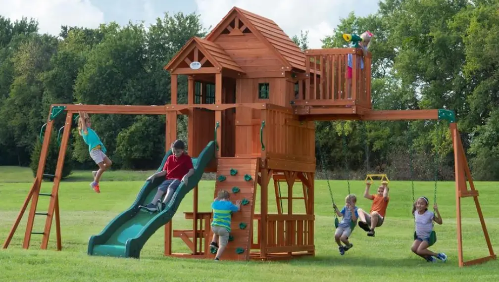 Outdoor play ground-Wooden
